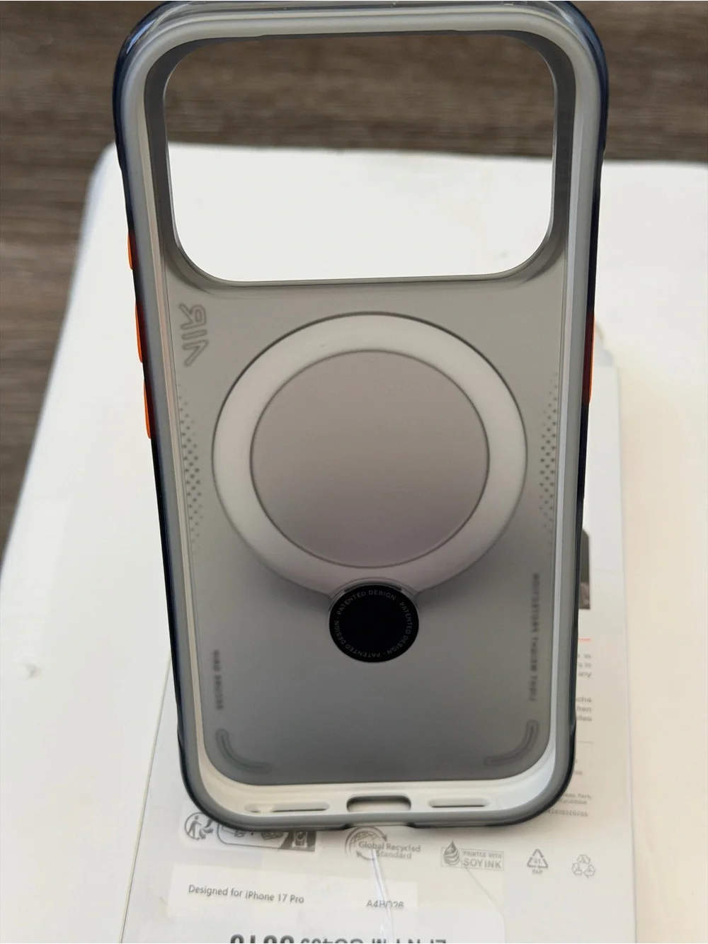 TORRAS Ostand Q3 Air, Shockproof Magnetic Case with 360° Stand, iPhone 17 Pro
